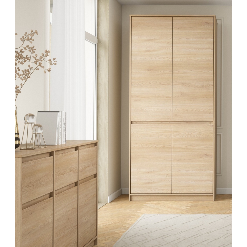 Șifonier MIYABI 90x198x52 cm stejar Cremona