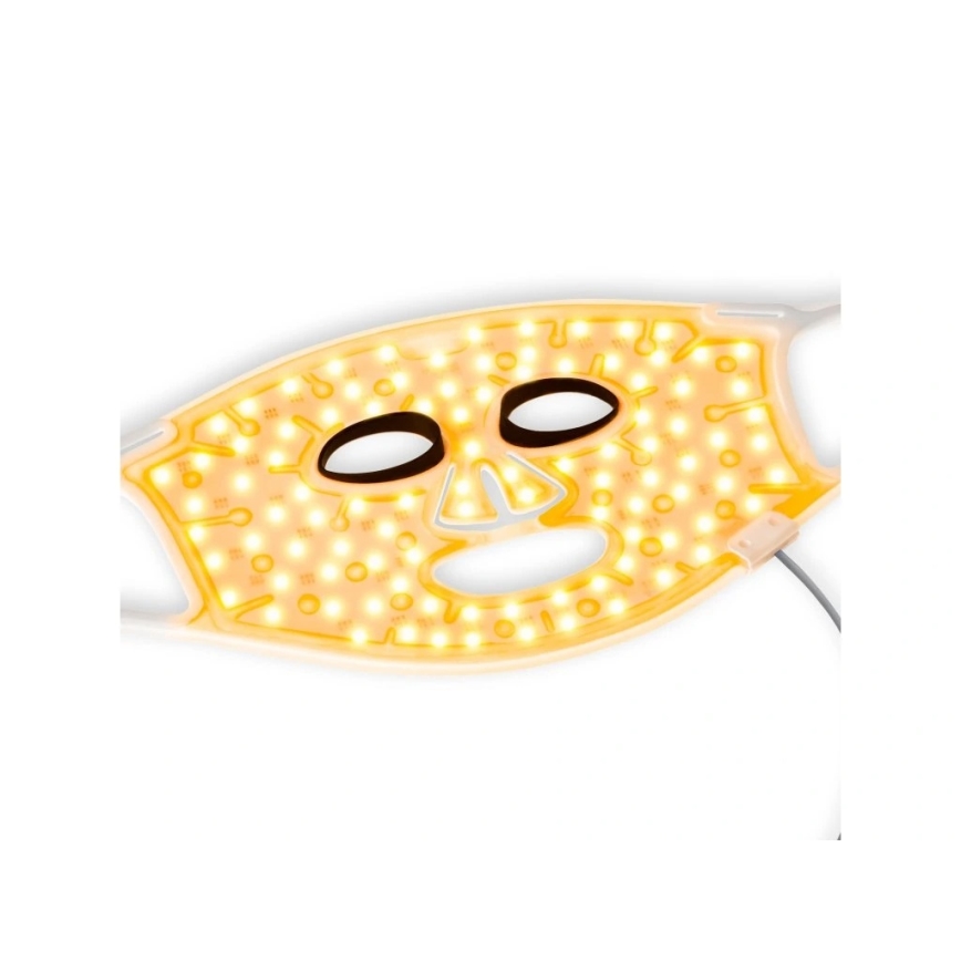Silk’n - mască facială terapeutică LED RGB LED/5V 2000 mAh albă + telecomandă