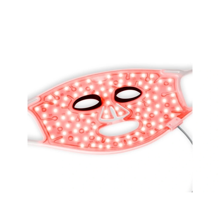 Silk’n - mască facială terapeutică LED RGB LED/5V 2000 mAh albă + telecomandă