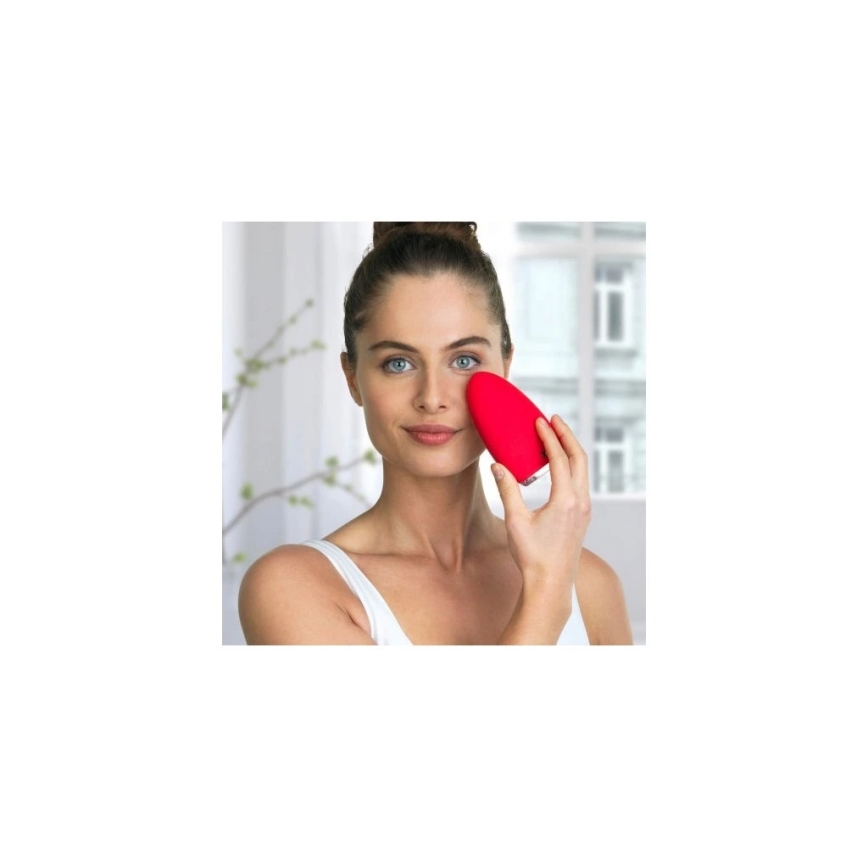 Silk’n - Periuță de curățare facială BRIGHT 5V/500 mAh roșie
