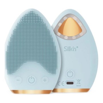 Silk’n - Periuță de curățare facială LED 4 în 1 BRIGHT LUX 5V/500 mAh albastru