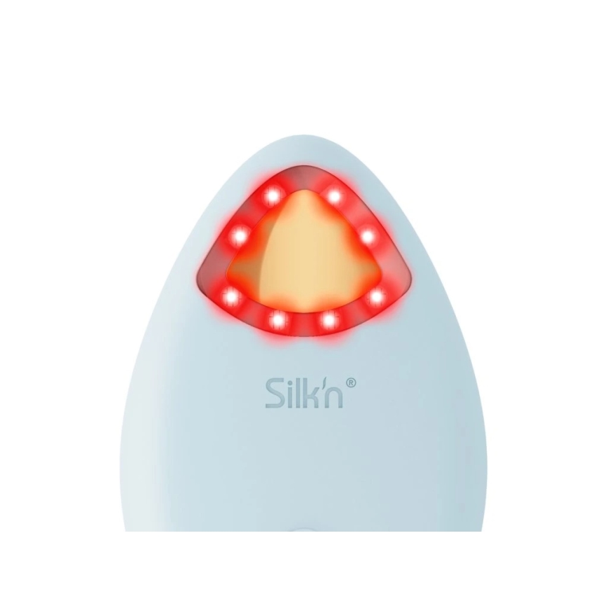 Silk’n - Periuță de curățare facială LED 4 în 1 BRIGHT LUX 5V/500 mAh albastru
