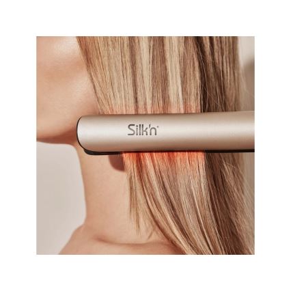 Silk’n – Placă pentru îndreptat părul cu infraroșu SILKY STRAIGHT 230V, aurie