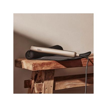 Silk’n – Placă pentru îndreptat părul cu infraroșu SILKY STRAIGHT 230V, aurie
