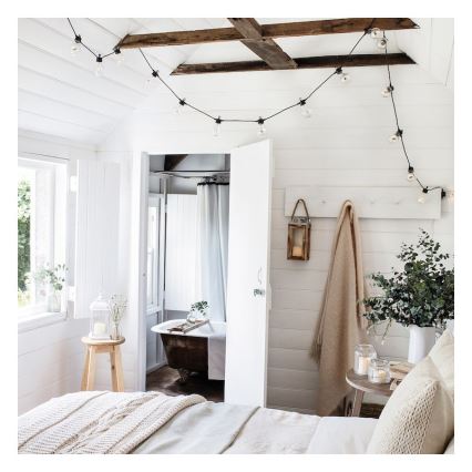 Șir decorativ exterior GIRLANDA 10 m 10xE27/10W/230V IP44