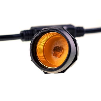 Șir decorativ exterior GIRLANDA 10 m 10xE27/10W/230V IP44