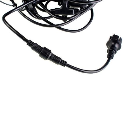 Șir decorativ exterior GIRLANDA 10 m 10xE27/10W/230V IP44