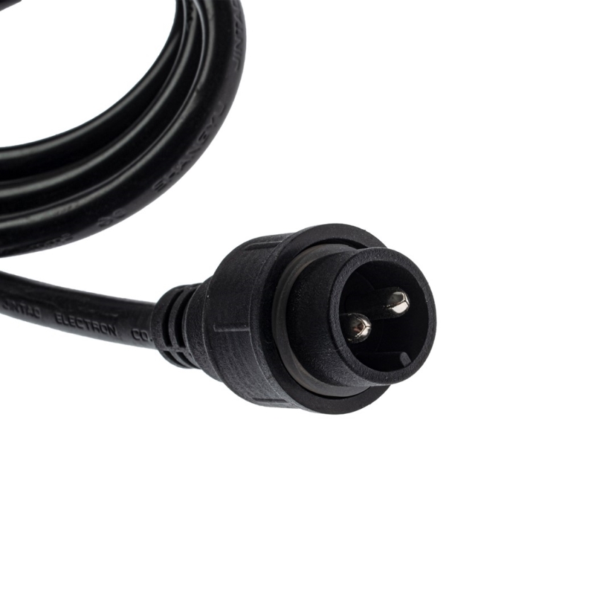 Șir decorativ exterior GIRLANDA 10 m 10xE27/10W/230V IP44