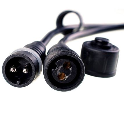 Șir decorativ exterior GIRLANDA 10 m 10xE27/10W/230V IP44