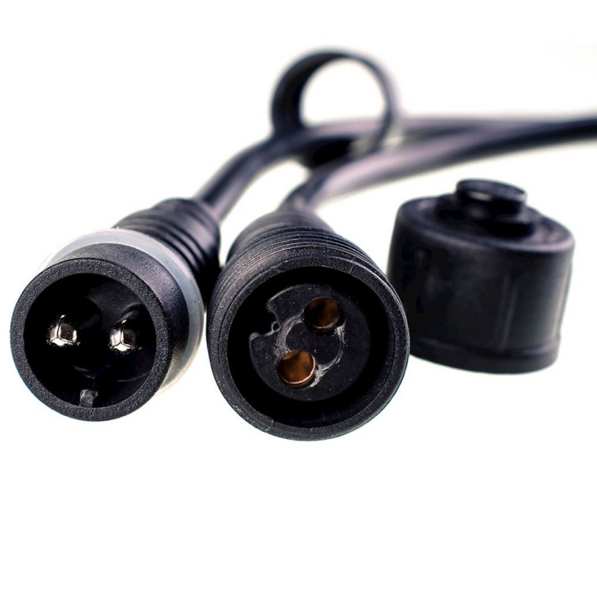 Șir decorativ exterior GIRLANDA 10 m 10xE27/10W/230V IP44