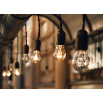 Șir decorativ exterior GIRLANDA 22 m 20xE27/15W/230V IP44