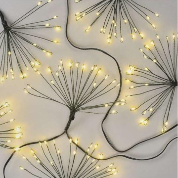 Șir luminos pentru Crăciun cu 450 LED, 11 m, alb cald