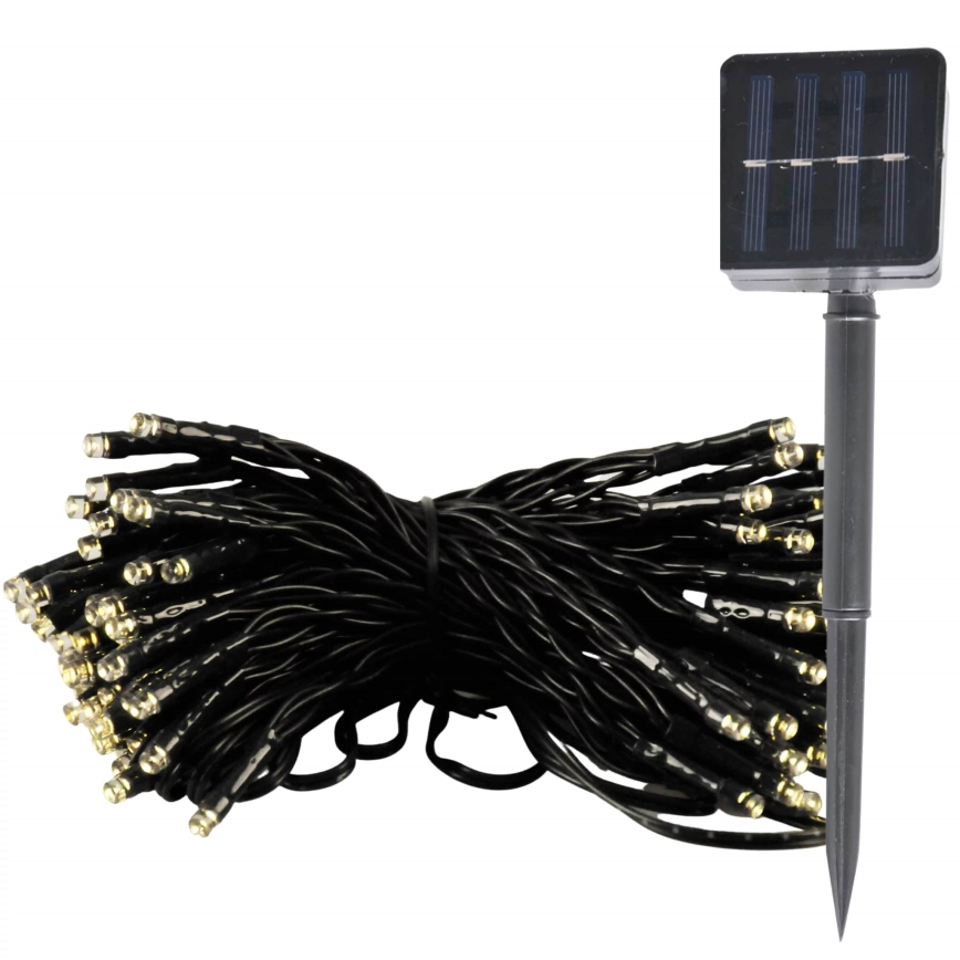 Șir luminos solar cu LED SHINE 200xLED/1,2V 600 mAh 21,9 m IP44