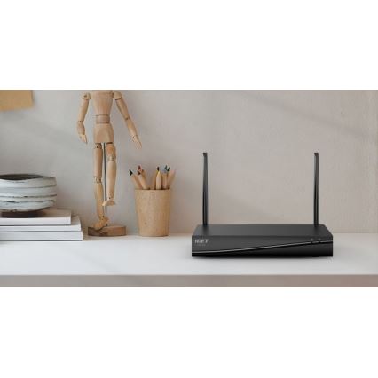 Sistem inteligent de supraveghere cu 4 camere (senzor 2K+, 12V, IP65, Wi‑Fi, compatibil Tuya)