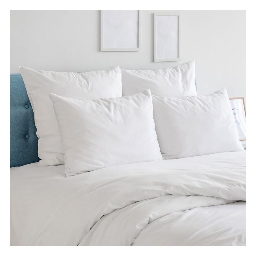 SkinPro Silver - Husă antibacteriană pentru pernă 70x90 cm albă