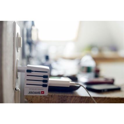 Adaptor de călătorie tip M pentru Africa de Sud, alte țări din Africa și Orientul Mijlociu