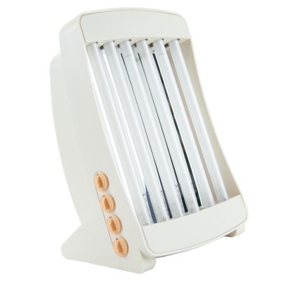 Solariu facial de uz casnic Cosmedico, 6 tuburi UV colorate, 90W/230V