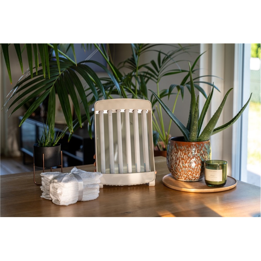 Solariu facial pentru acasă Cosmedico, 6 tuburi UV, 90W/230V