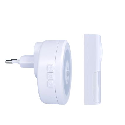 Sonerie wireless cu iluminare LED și senzor de mișcare, pentru priză 230V IP55