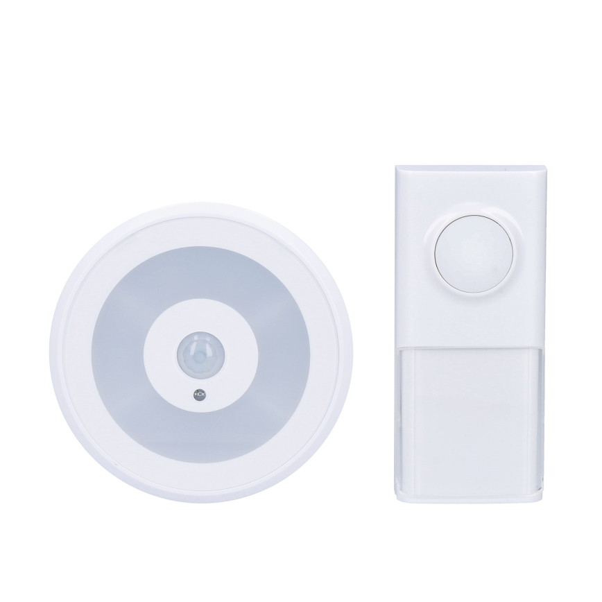 Sonerie wireless cu iluminare LED și senzor de mișcare, pentru priză 230V IP55