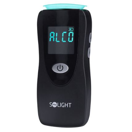 Tester profesional de alcool fără contact cu senzor cu celulă de combustibil, 0,0 - 5,0‰ BAC, sensibilitate 0,08‰, alimentat cu 3xAA