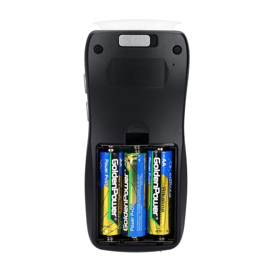 Tester profesional de alcool fără contact cu senzor cu celulă de combustibil, 0,0 - 5,0‰ BAC, sensibilitate 0,08‰, alimentat cu 3xAA