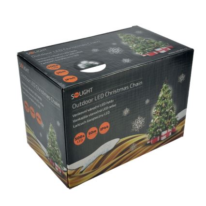 LED Lanț de crăciun exterior 500xLED/230V 50m IP44 alb rece