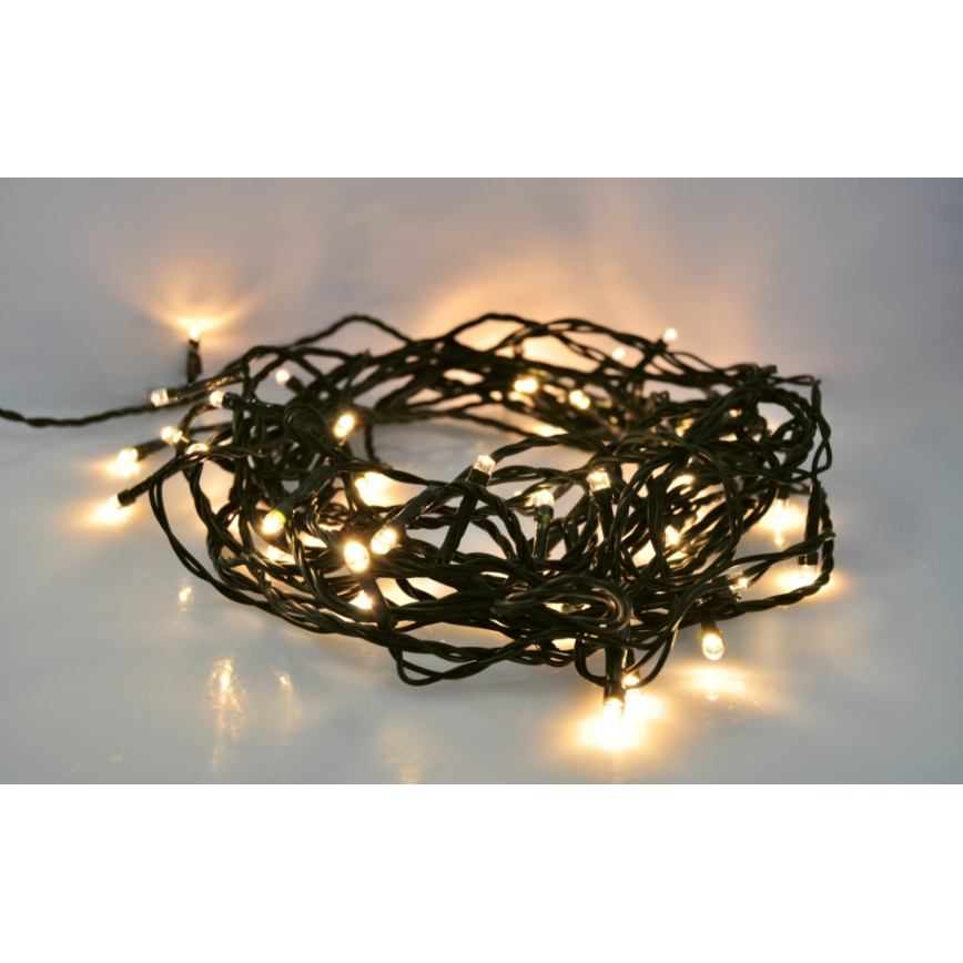 LED Lanț de crăciun exterior 500xLED/230V 50m IP44 alb cald