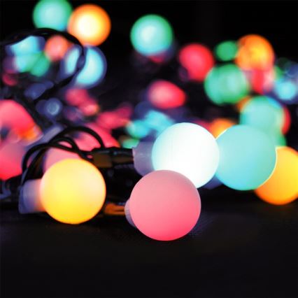 LED RGB Lanț de crăciun dimmabil de exterior 10m 100xLED/230V + telecomandă IP44