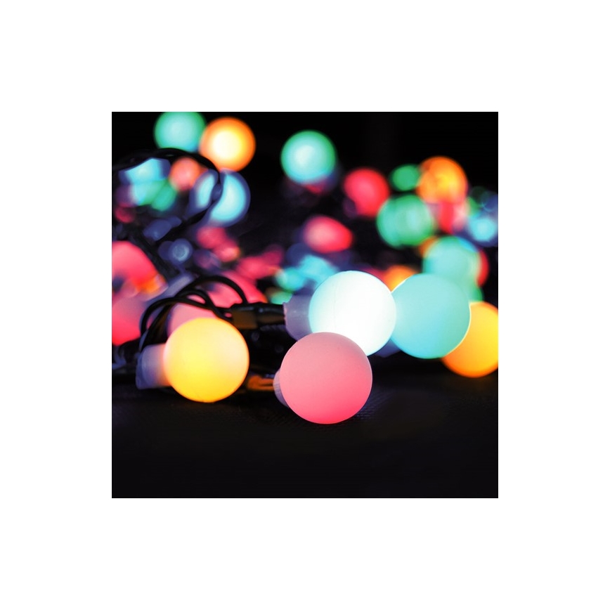 LED RGB Lanț de crăciun dimmabil de exterior 10m 100xLED/230V + telecomandă IP44