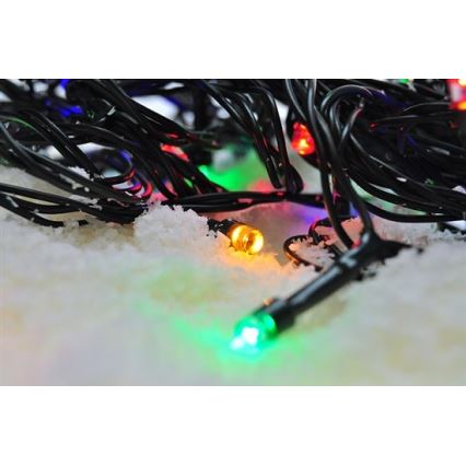 Ghirlandă LED de exterior, 100 LED, 8 funcții, 13 m, IP44, multicolor