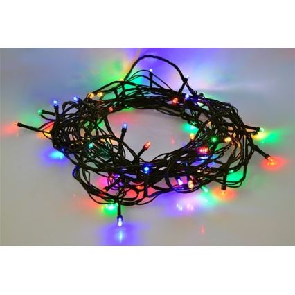 Instalație luminoasă LED pentru exterior 13 m, 100 LED, 8 funcții, IP44, multicolor