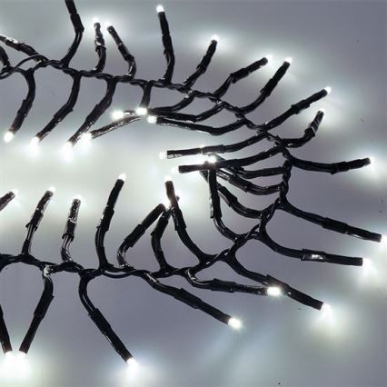 Ghirlandă LED de exterior 576 LED, 8 funcții, 8 m, IP44, alb rece + telecomandă