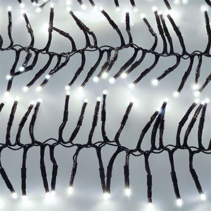 Ghirlandă LED de exterior 576 LED, 8 funcții, 8 m, IP44, alb rece + telecomandă