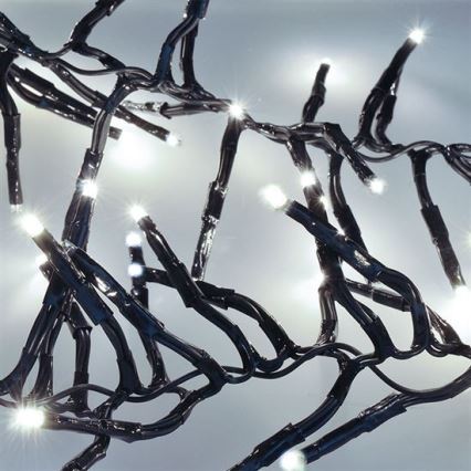 Ghirlandă LED de exterior 576 LED, 8 funcții, 8 m, IP44, alb rece + telecomandă