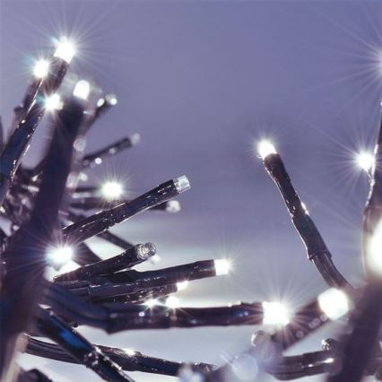 Ghirlandă LED de exterior 576 LED, 8 funcții, 8 m, IP44, alb rece + telecomandă
