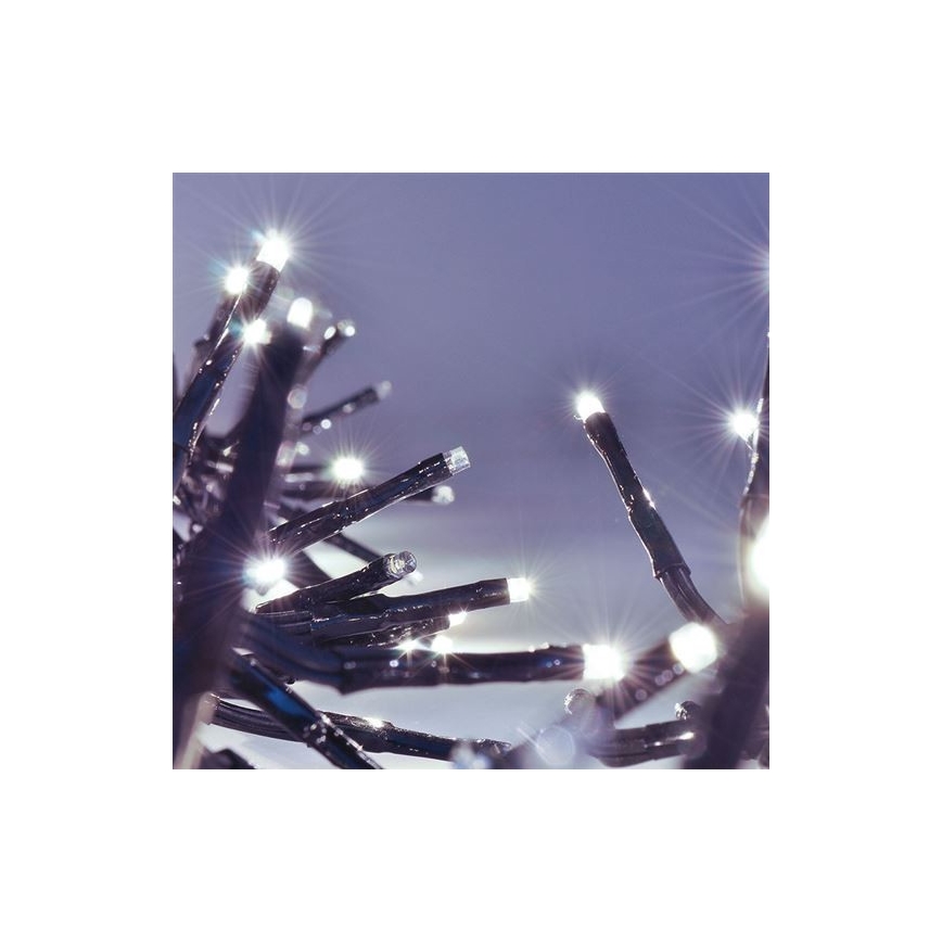 Ghirlandă LED de exterior 576 LED, 8 funcții, 8 m, IP44, alb rece + telecomandă