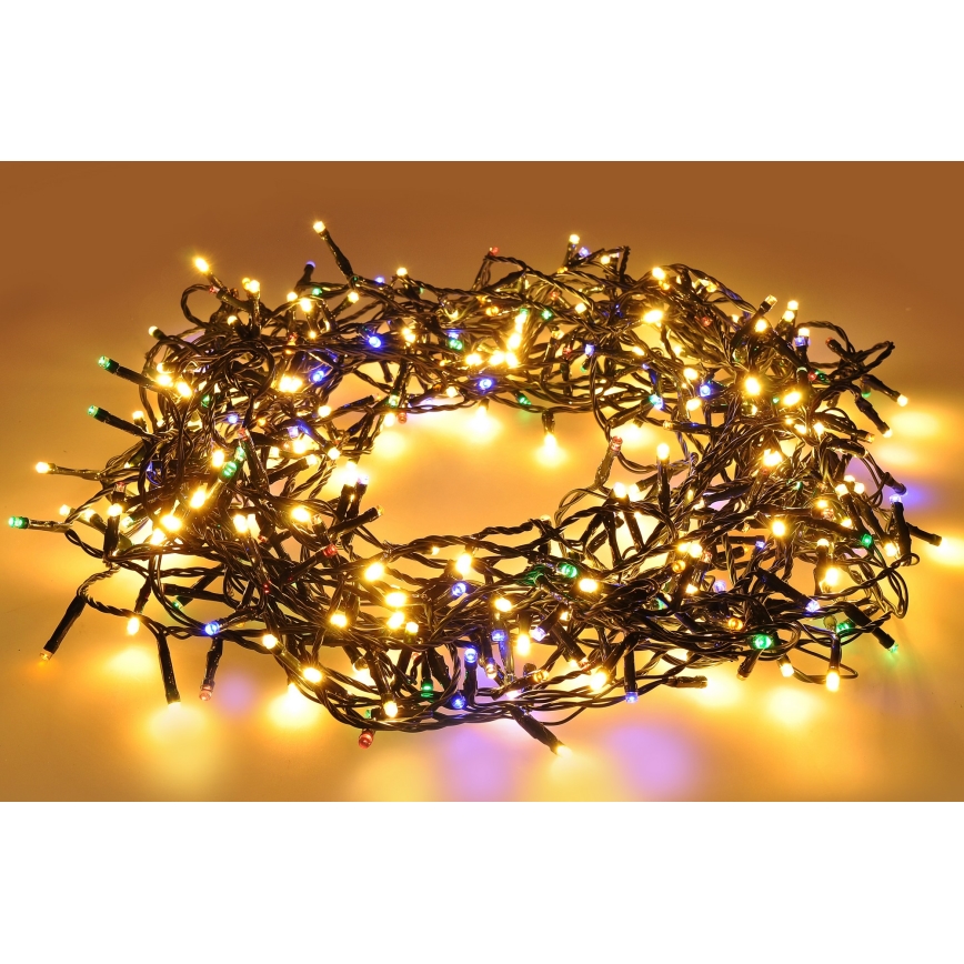 Șir luminos LED exterior de Crăciun 400xLED/8 funcții 25m Wi-Fi Tuya IP44 multicolor/alb cald