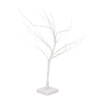Decorațiune de Crăciun cu LED, copac, alimentare 3xAA