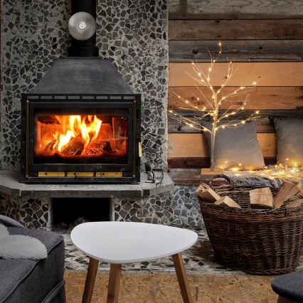 Decorațiune de Crăciun cu LED, copac, alimentare 3xAA