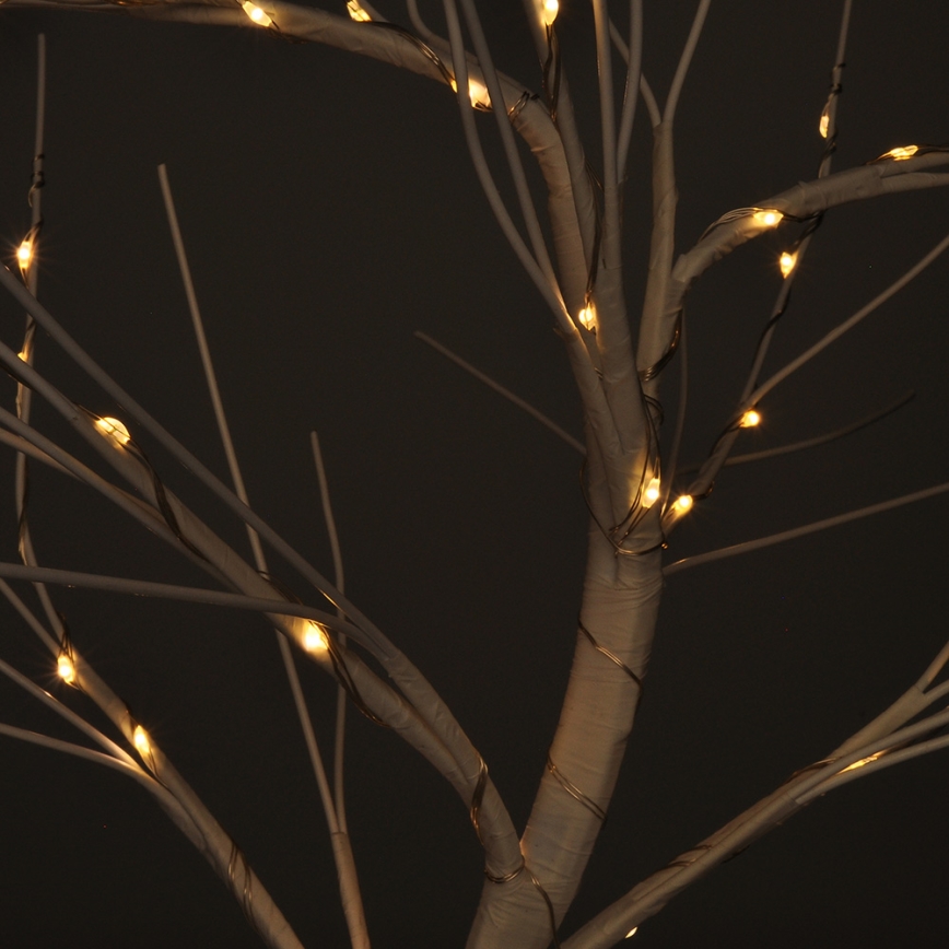 Decorațiune de Crăciun cu LED, copac, alimentare 3xAA