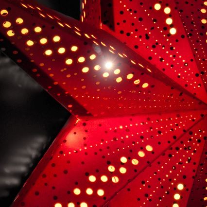 Stea LED de Crăciun, 60 cm, 2x AA