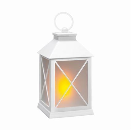 Felinar LED de Crăciun, 2xAA, alb cald