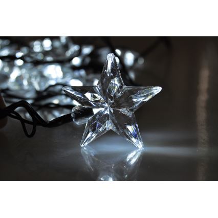 Ghirlandă LED, 20 LED, 6 m, alb rece