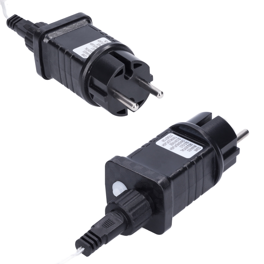 Perdea luminoasă LED de exterior 360 LED / 8 funcții, 15 m, IP44, alb cald