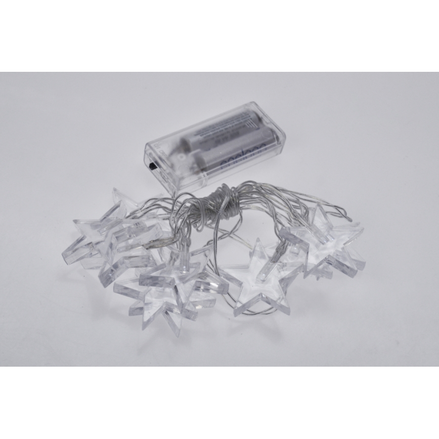 Ghirlandă LED 10xLED/2xAA 2,5 m albastră