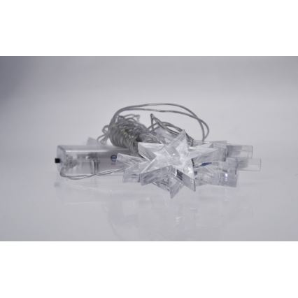 Ghirlandă LED 10xLED/2xAA 2,5 m albastră