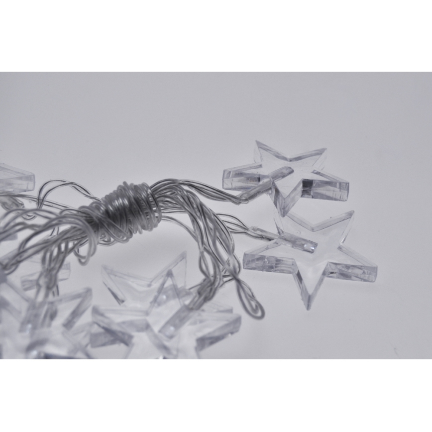 Ghirlandă LED 10xLED/2xAA 2,5 m albastră