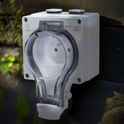 Priză pentru medii umede 230V/16A IP66