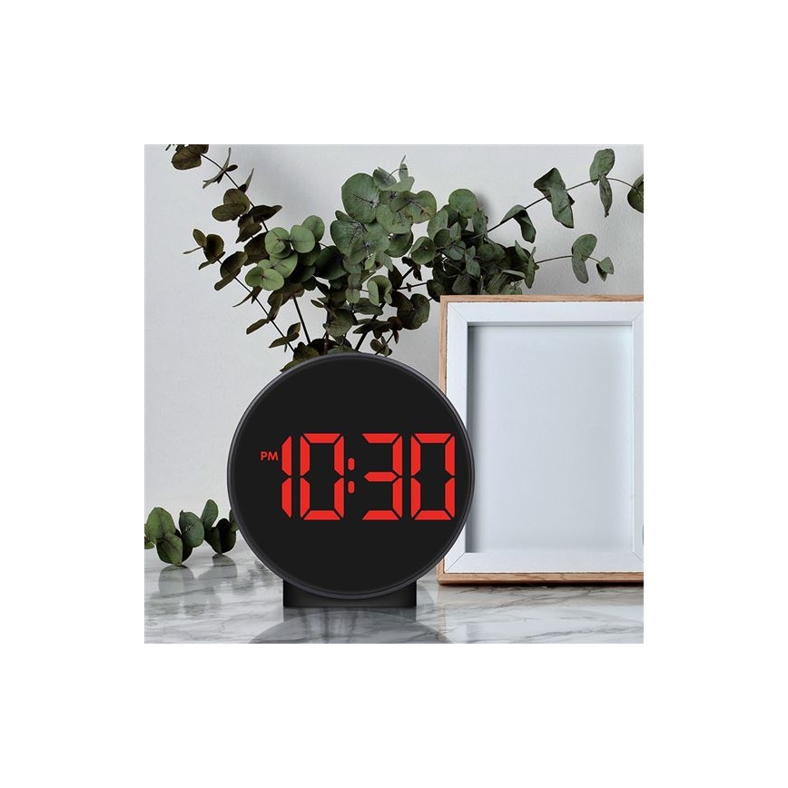 Ceas digital cu alarmă 5V/3xAAA